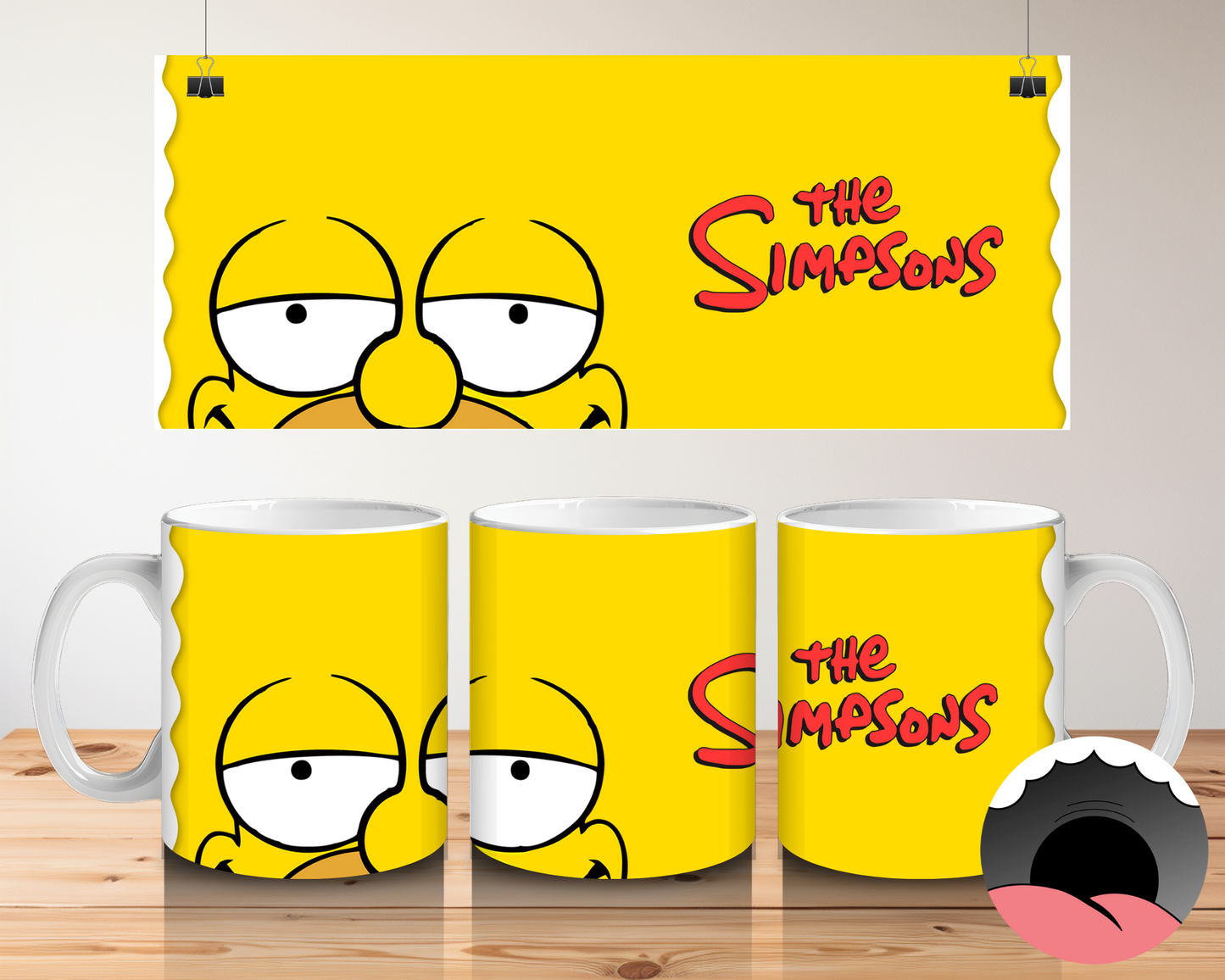 Cartoon Mouth Mugs