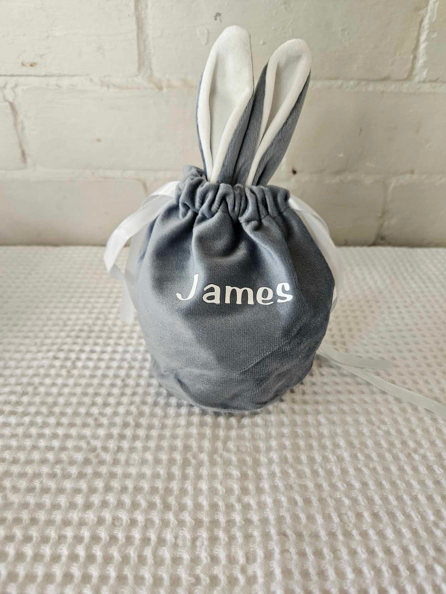 Personalised easter bunny bags