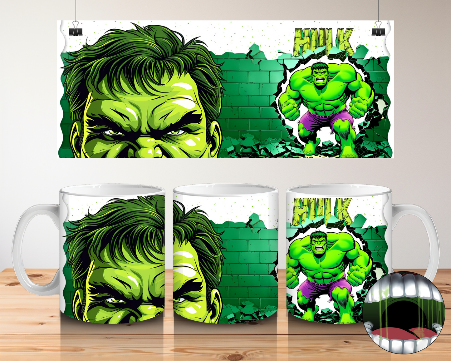 Cartoon Mouth Mugs