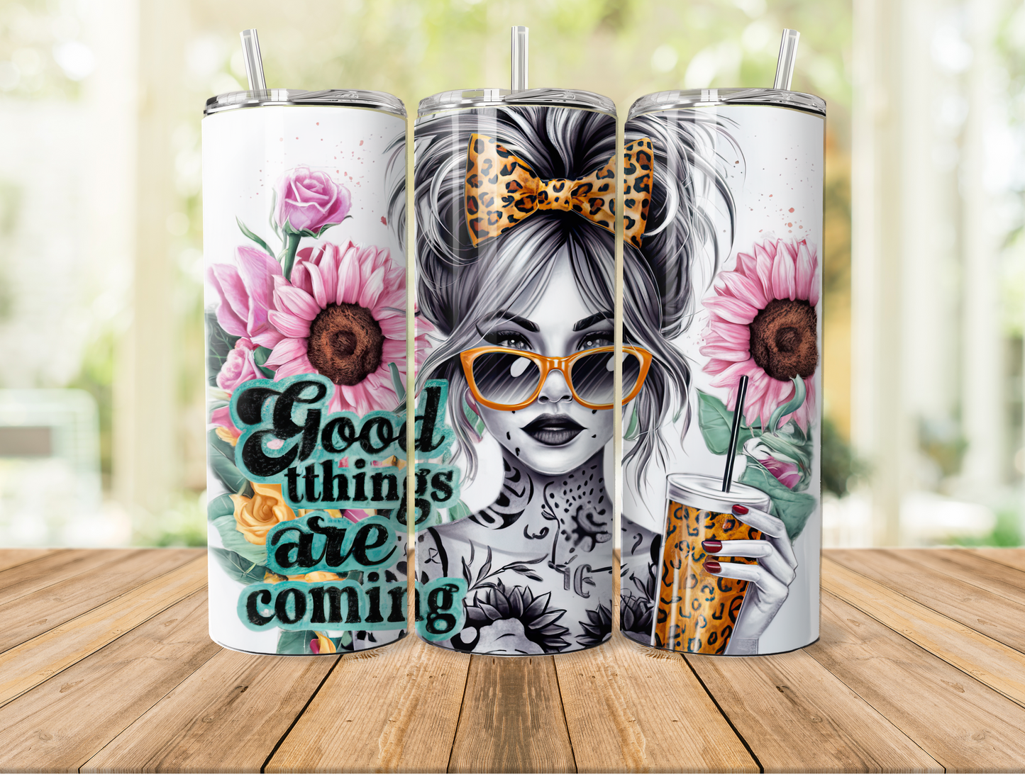 Daily Affirmations tumblers