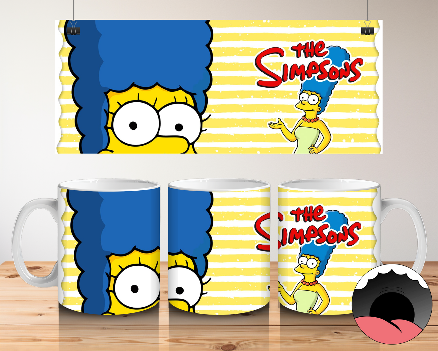 Cartoon Mouth Mugs