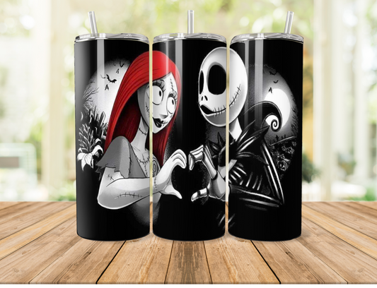 Jack and Sally 20oz Tumbler