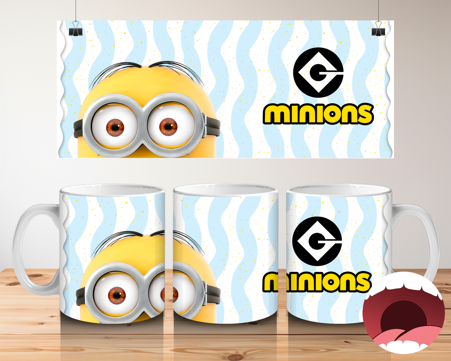 Cartoon Mouth Mugs