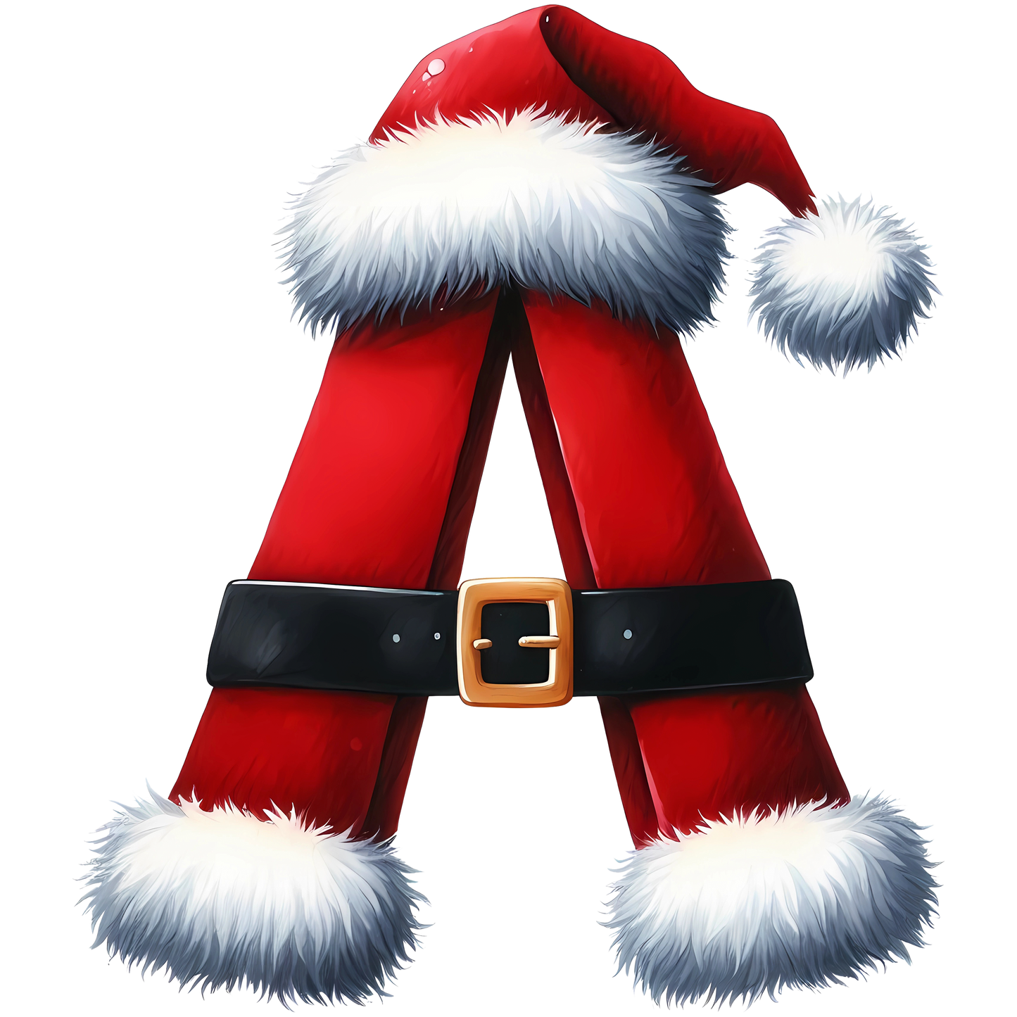 Santa Monogram Personalised Mugs, Ornaments and Bags