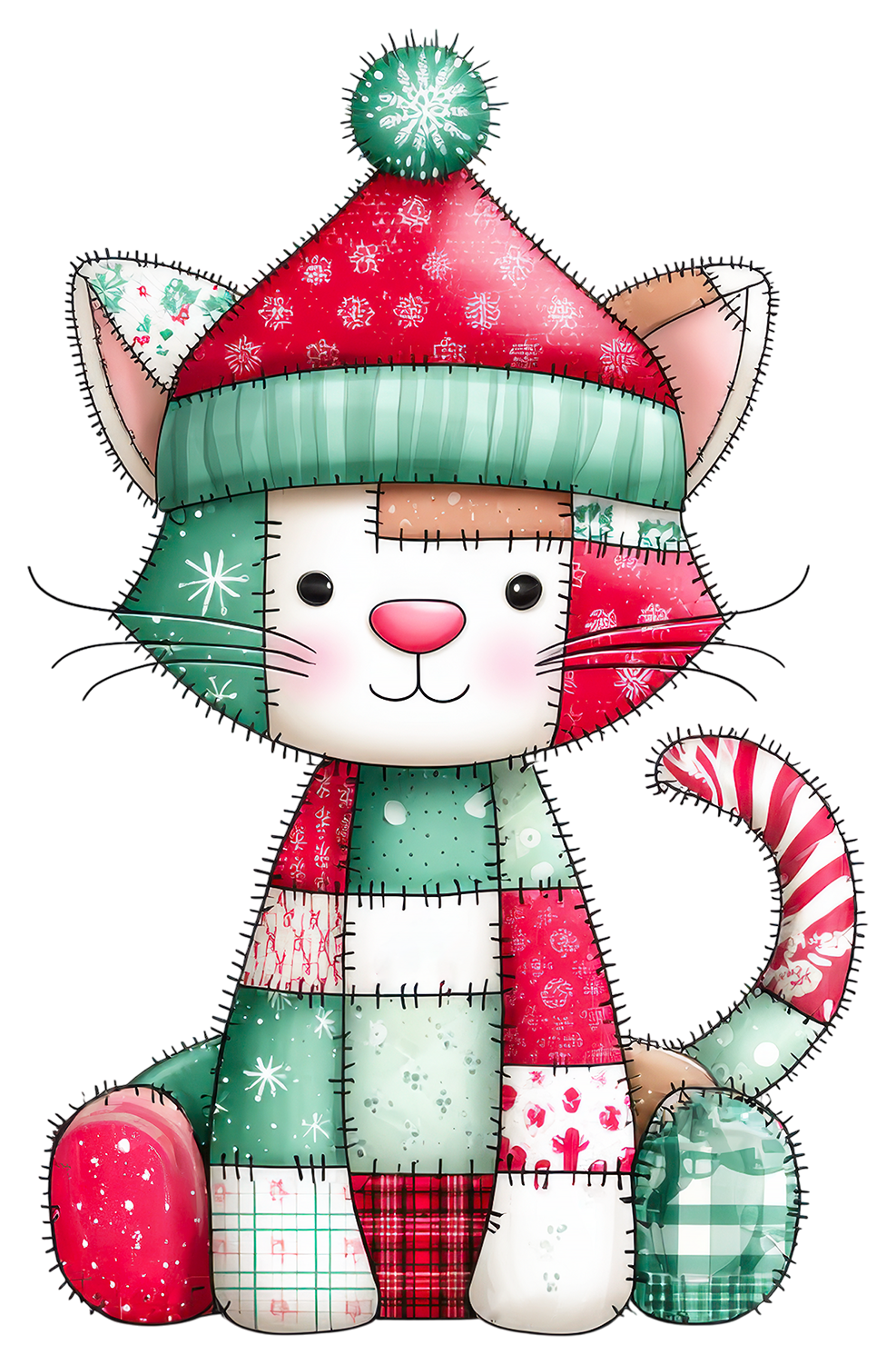 Patchwork Christmas Personalised Mugs, Ornaments and Bags