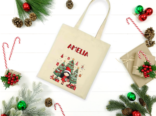 Christmas Personalised tote bag
