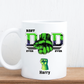 Superhero best dad mug