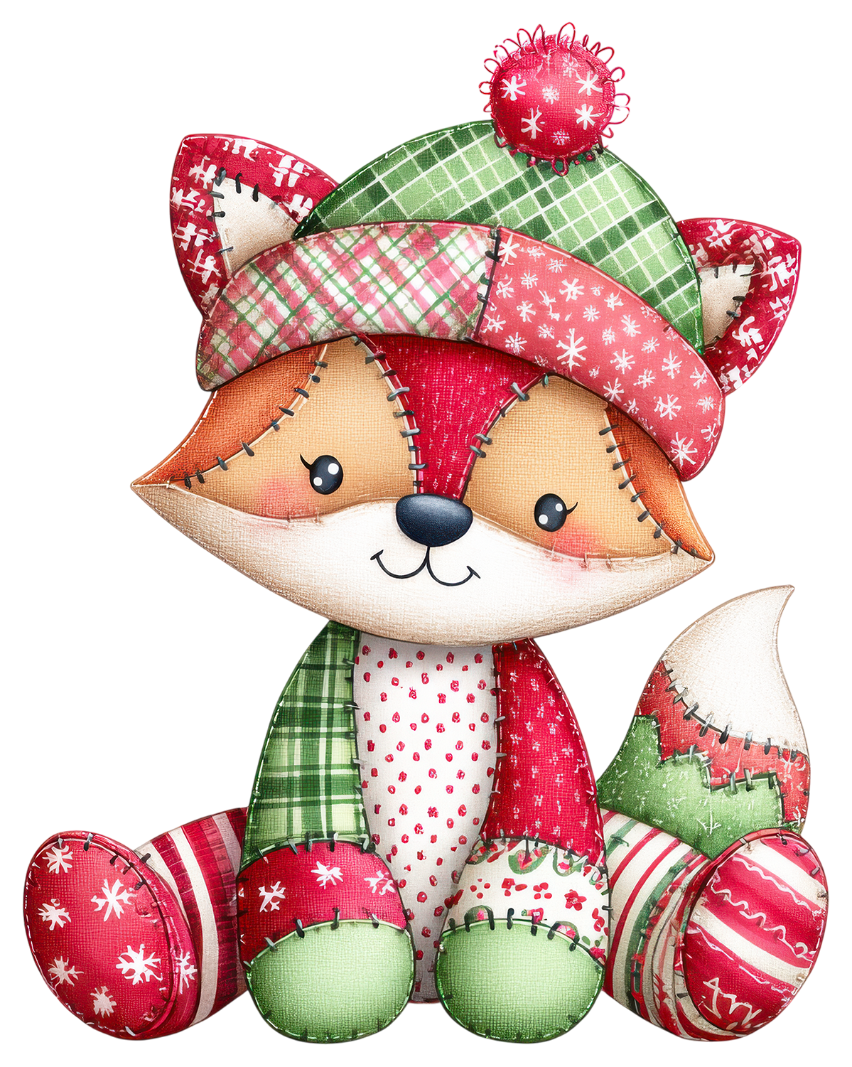 Patchwork Christmas Personalised Mugs, Ornaments and Bags