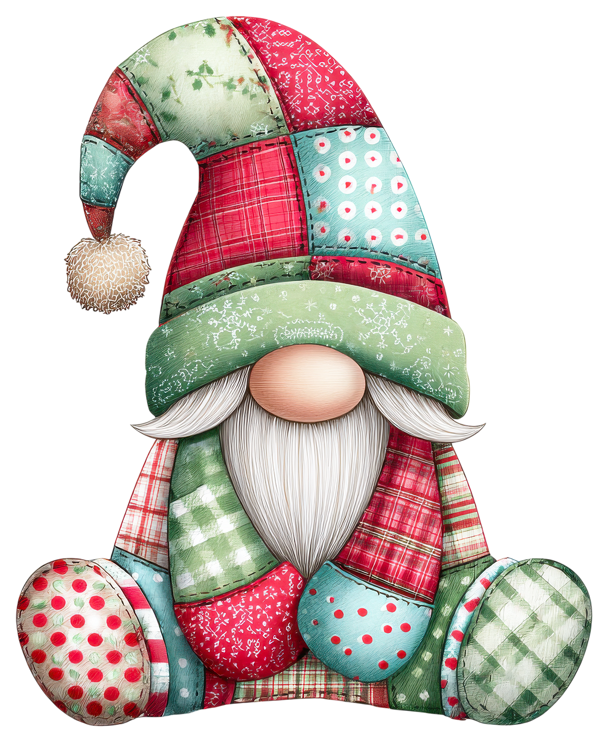 Patchwork Christmas Personalised Mugs, Ornaments and Bags