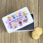 Personalised biscuit tin