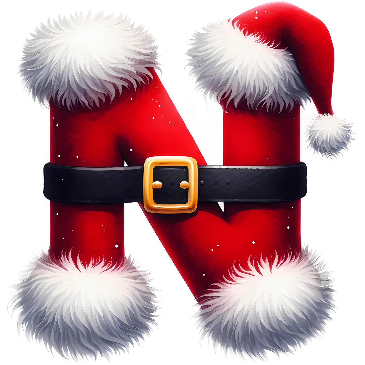 Santa Monogram Personalised Mugs, Ornaments and Bags