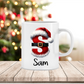 Santa Monogram Personalised Mugs, Ornaments and Bags