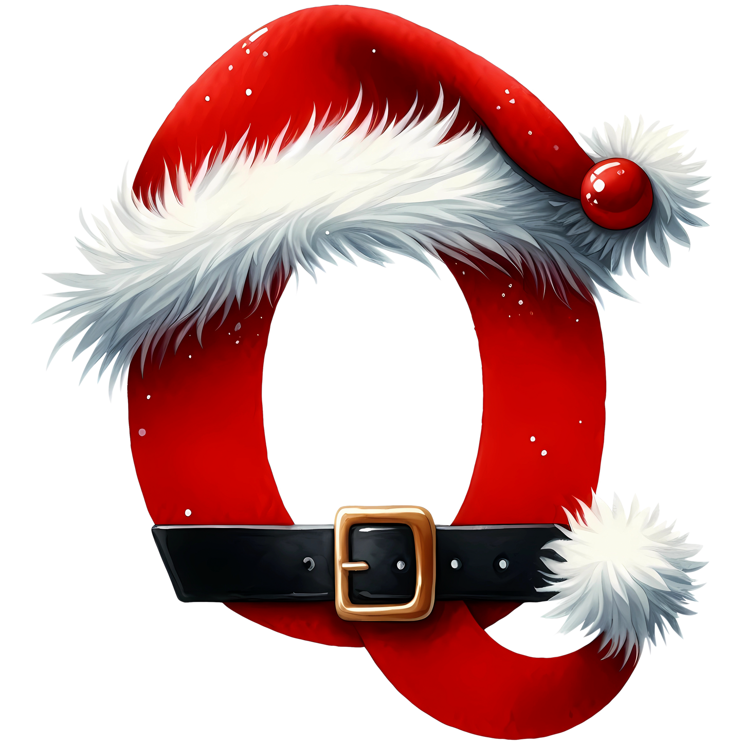 Santa Monogram Personalised Mugs, Ornaments and Bags