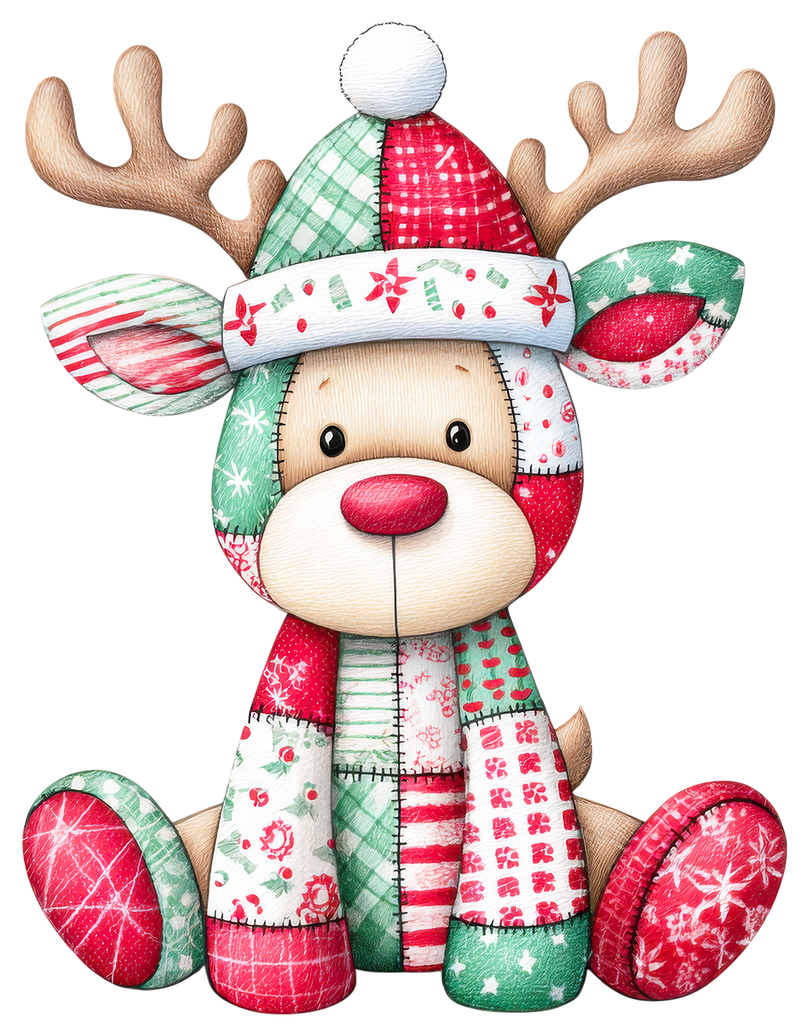 Patchwork Christmas Personalised Mugs, Ornaments and Bags