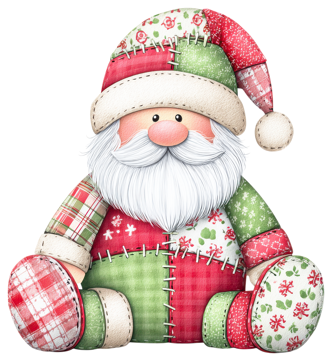 Patchwork Christmas Personalised Mugs, Ornaments and Bags