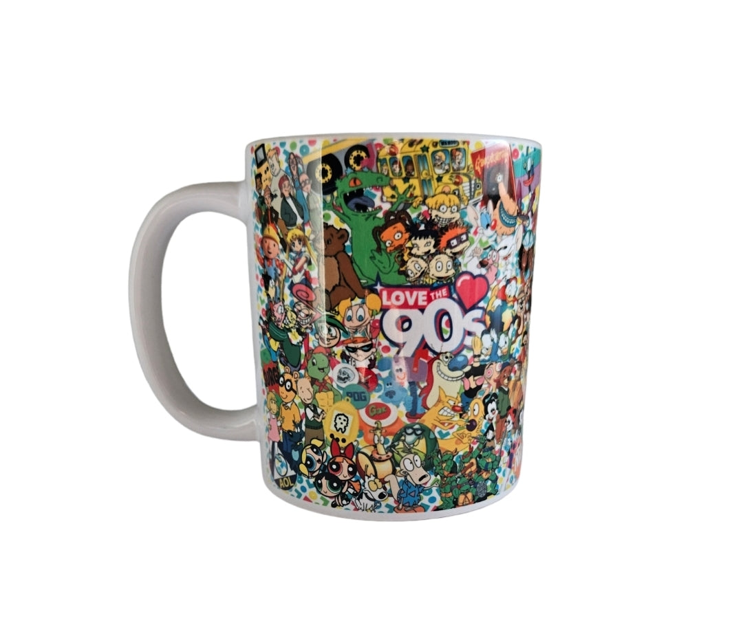 Retro cartoon mug
