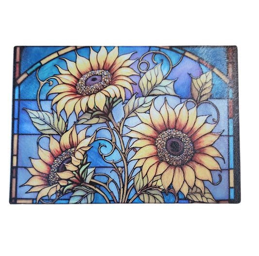 Stained Glass style chopping board
