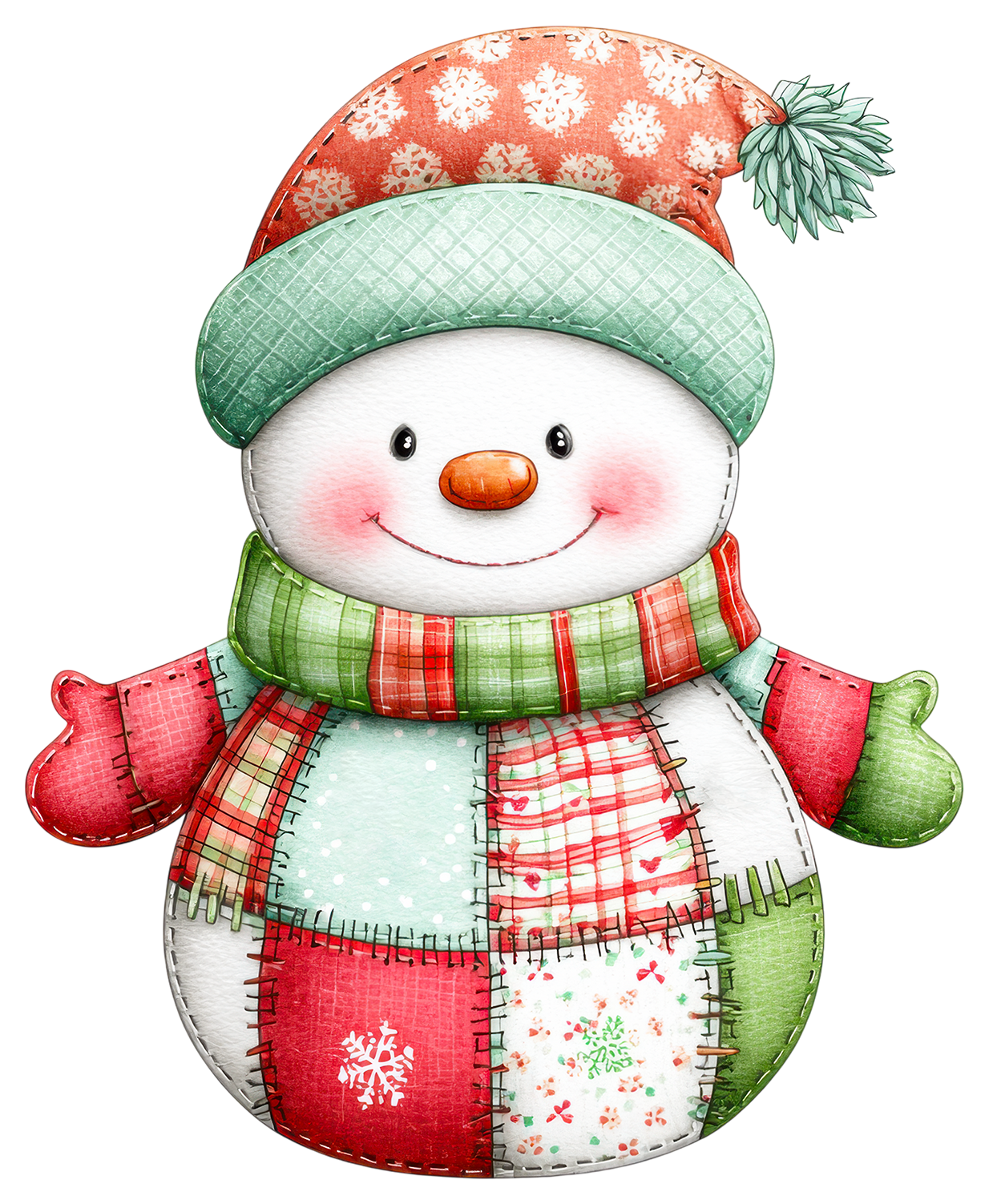 Patchwork Christmas Personalised Mugs, Ornaments and Bags