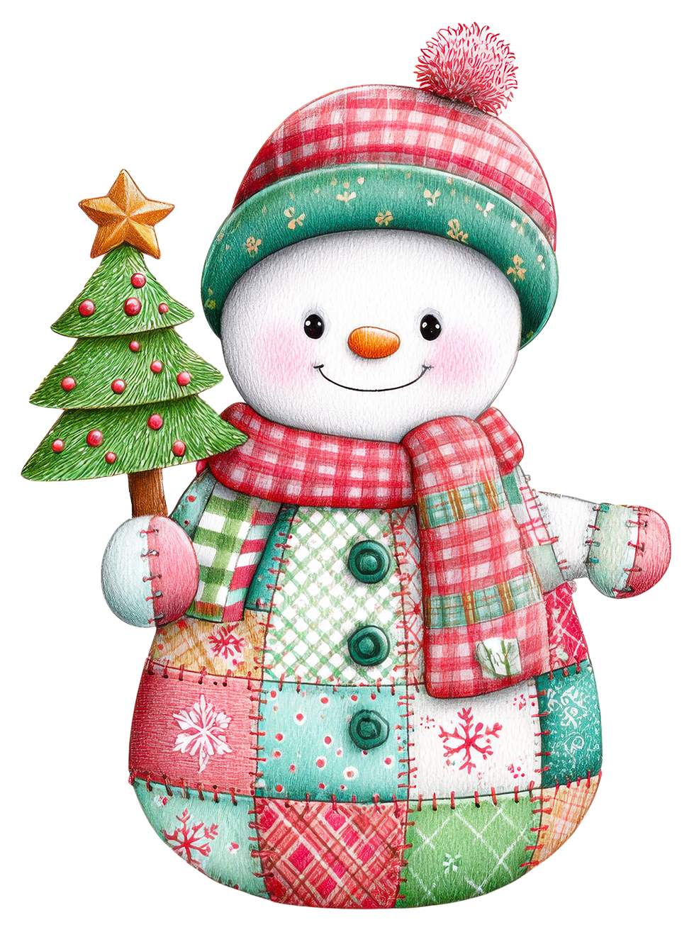 Patchwork Christmas Personalised Mugs, Ornaments and Bags