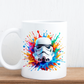 Colour splash cartoon mugs