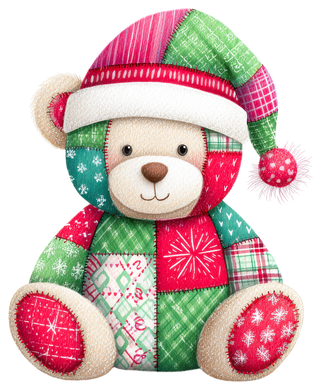 Patchwork Christmas Personalised Mugs, Ornaments and Bags