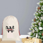 Monogram Santa sacks