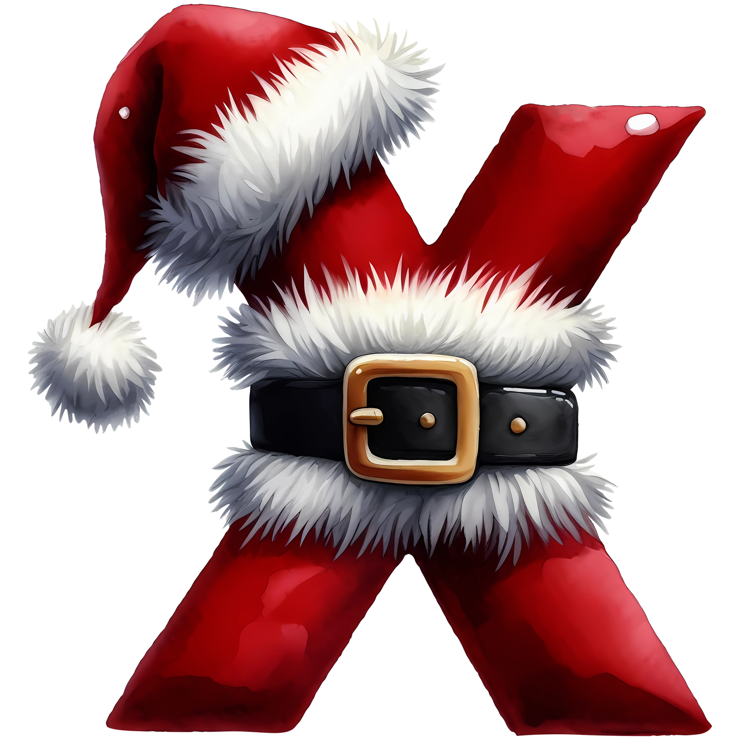 Santa Monogram Personalised Mugs, Ornaments and Bags