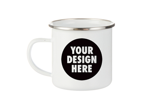 Your Design Here Enamel Mug