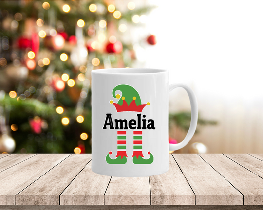 Personalised Elf Mug