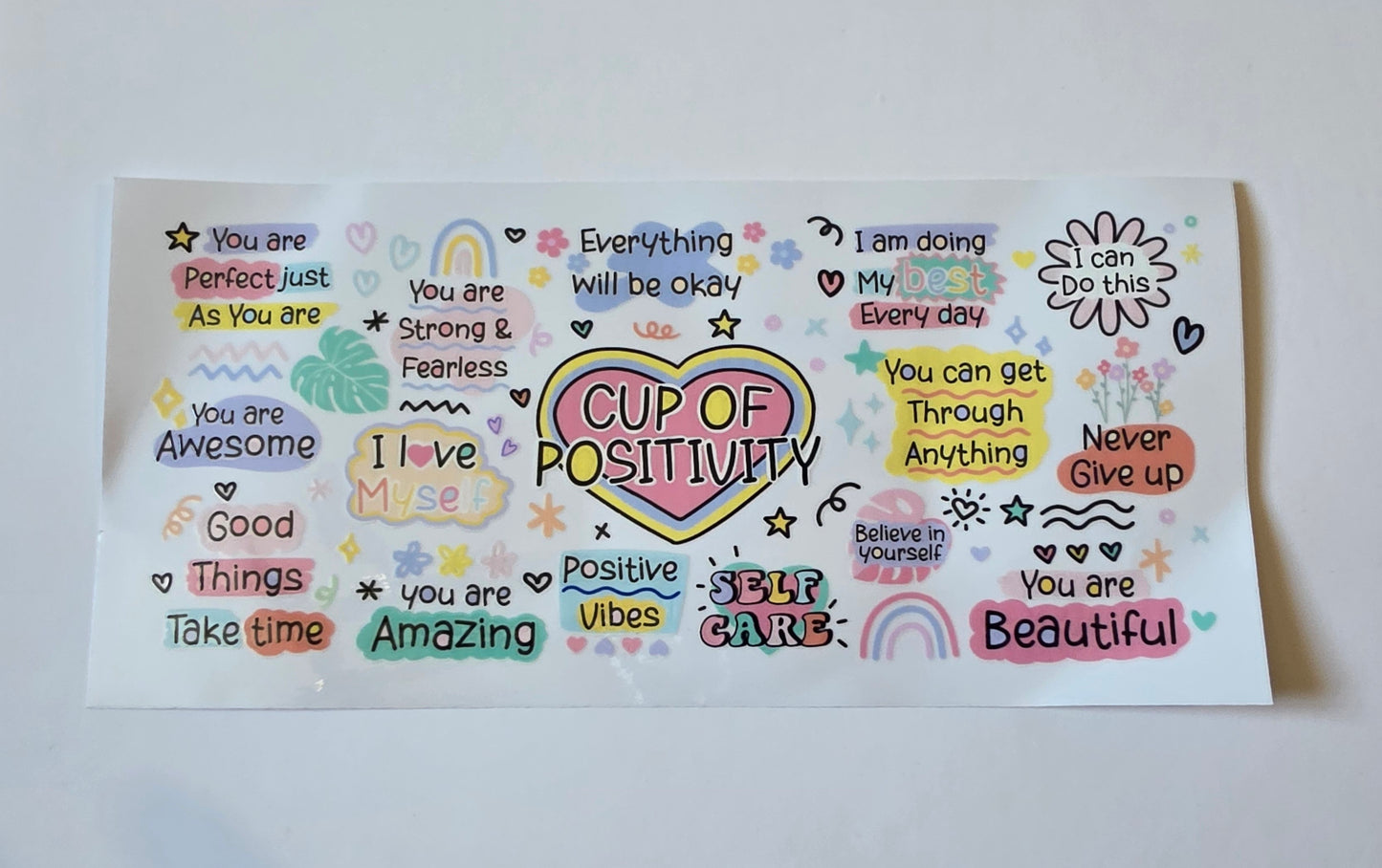 Sayings 16oz UV DTF Wraps