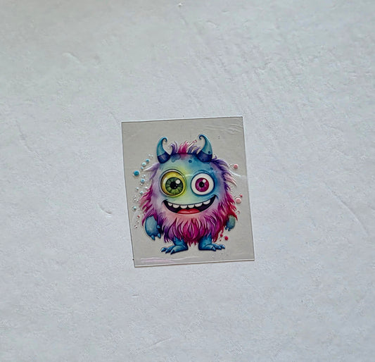 Little Monster UV DTF Stickers (7cm)