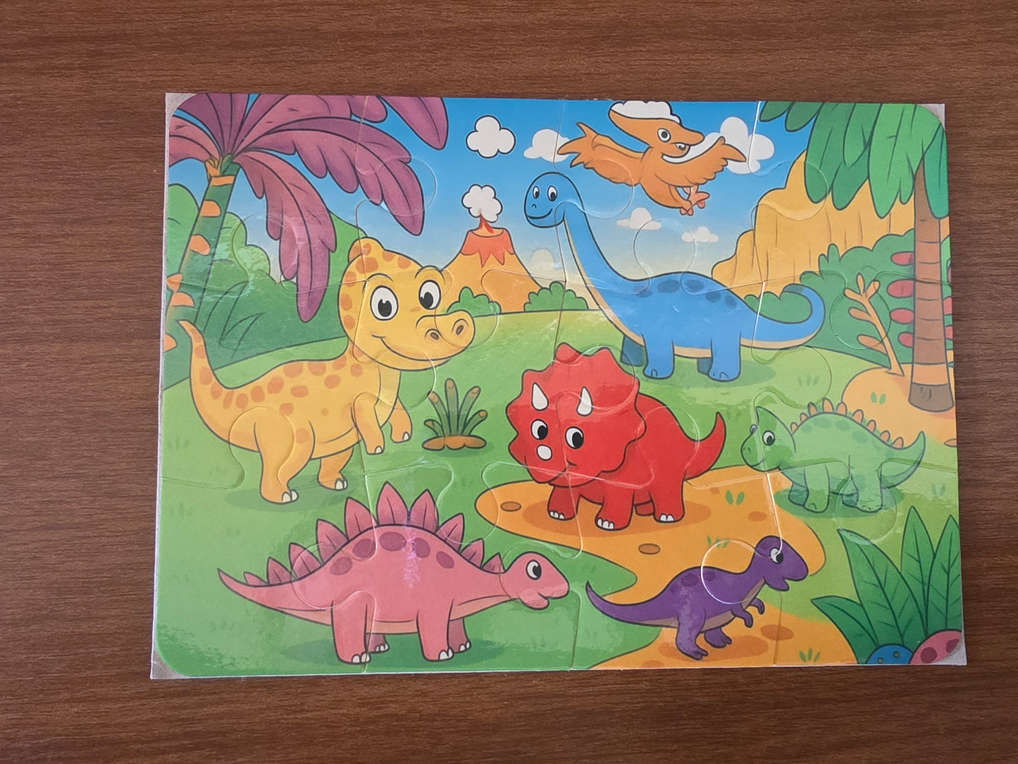 Dinosaur Puzzle  (12pc)