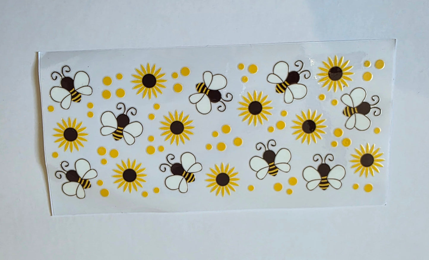 Flowers and Bees 16oz UV DTF Wraps