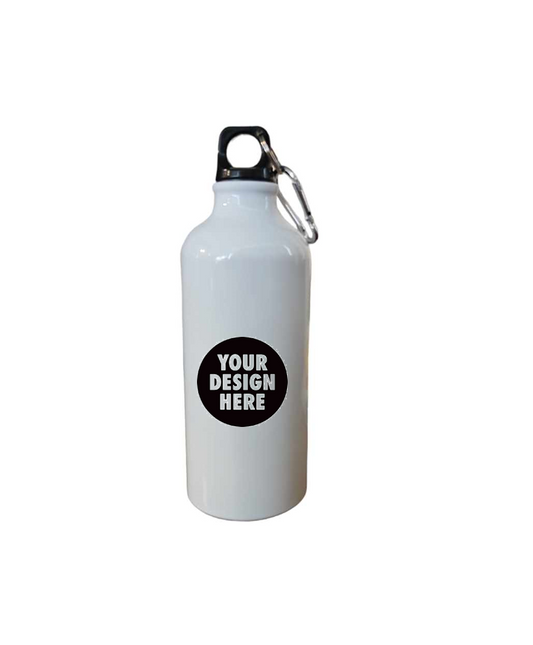 Your Design Here 600ml Drink bottle with carabiner